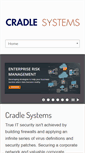 Mobile Screenshot of cradlesystems.com